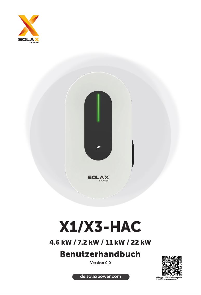 Handbuch SOLAX EV-Charger G2 HAC