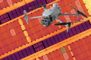 Thermographische Überprüfung einer PV-Anlage mittels Drohne